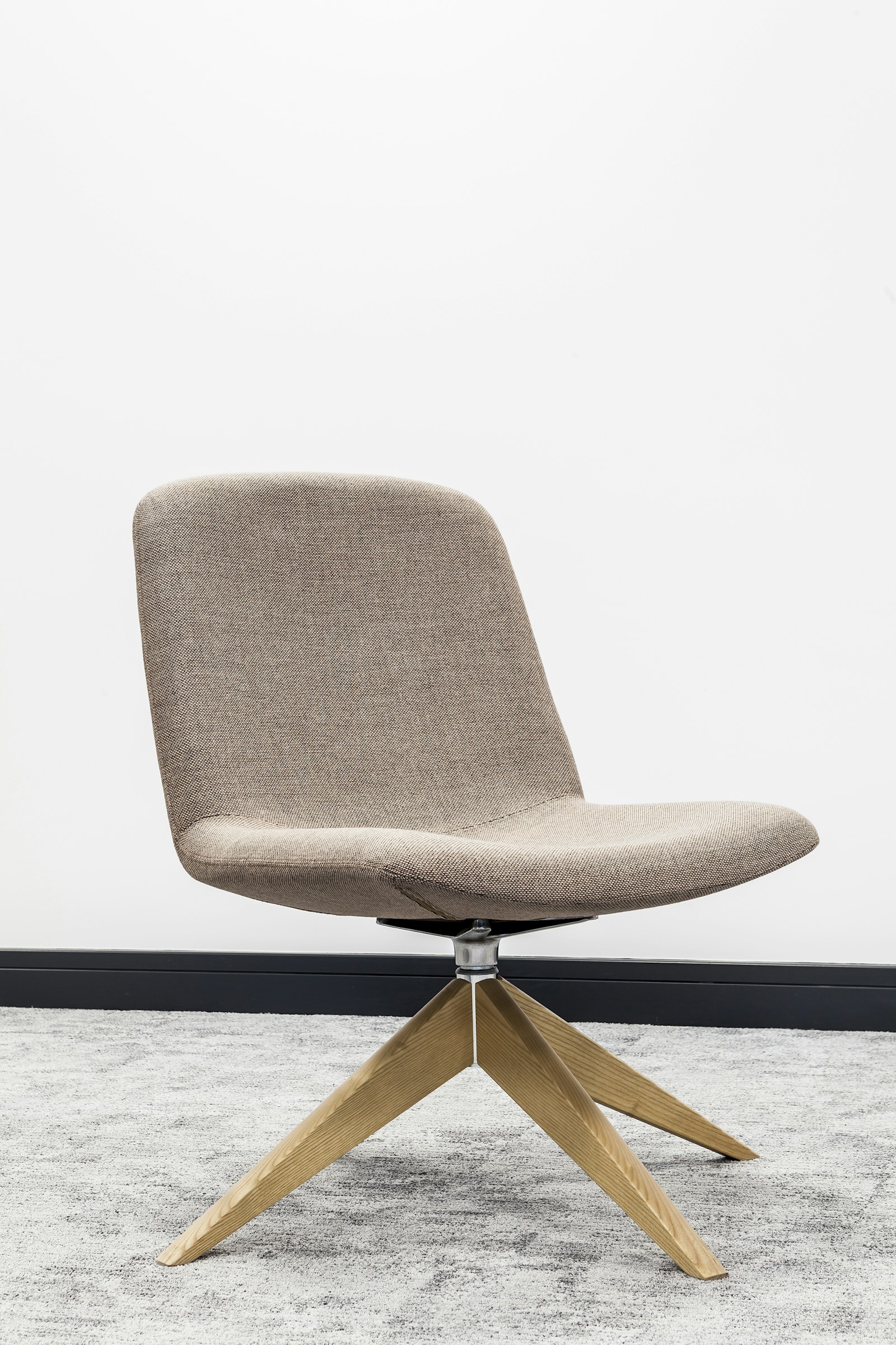 An ergonomic chair in a comfortable home office